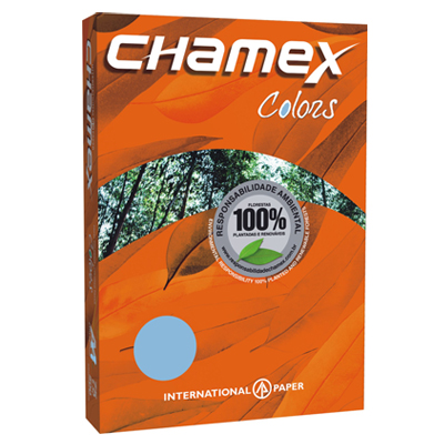 Papel Sulfite Colors Azul 75g A4 210x297mm PT 500 FL 