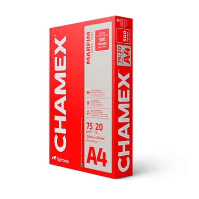 Papel Chamex A4 Sulfite Marfim 210X297mm 75g Resma 500 FL