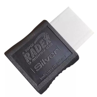 Borracha Plastica Radex Branca Com Capa Protetora 1 UN