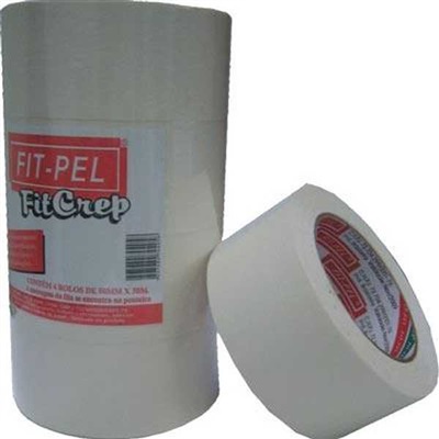 Fita Crepe Fit Pel 50mmx50m Branca 4 UN