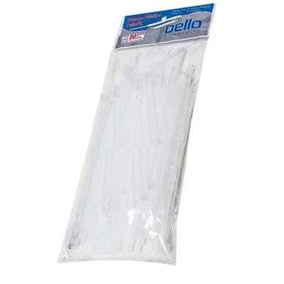 Grampo Dello Plástico Macho-Fêmea Branco PCT C/50 UN