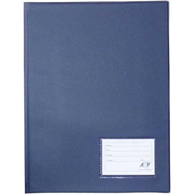 Pasta Catálogo ACP 123 Ofício com 20 Envelopes Visor 245x335mm Azul 1 UN