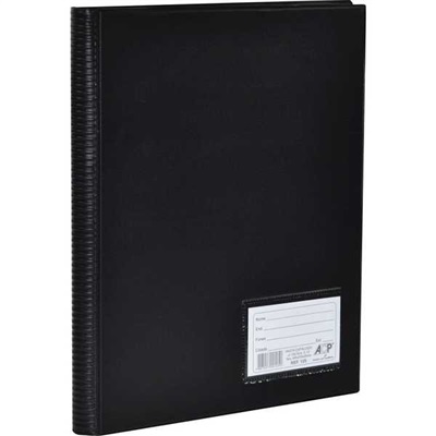 Pasta Catálogo ACP Ofício com 100 Envelopes Visor 245x335mm Preto 1 UN Médio 125
