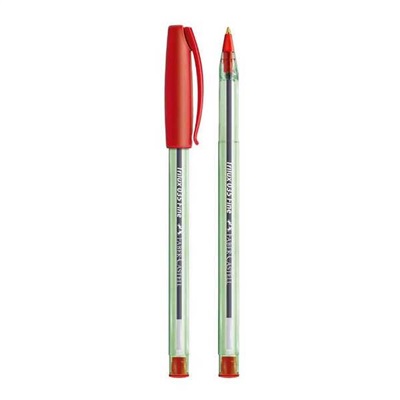 Caneta Esferográfica Faber Castell Trilux Ponta Fina 0.7mm Vermelha 1 UN