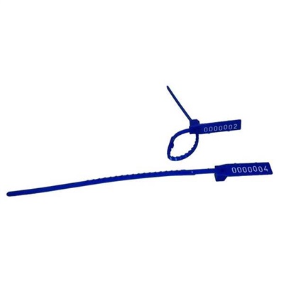Lacre para Malote Polyvig Escada Numerado Azul 16cm 1 UN