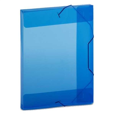 Pasta Plascony Aba Elástico Ofício Azul 335x245x30mm 1 UN