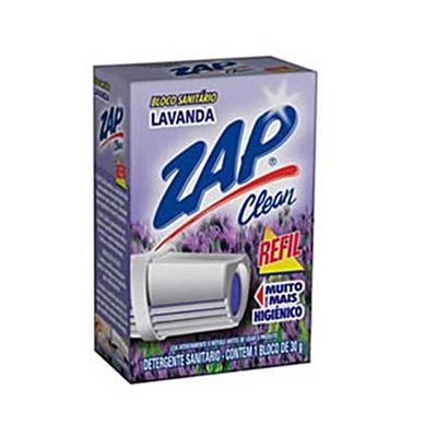 Bloco Sanitário 30g Lavanda Refil 1 UN Zap Clean