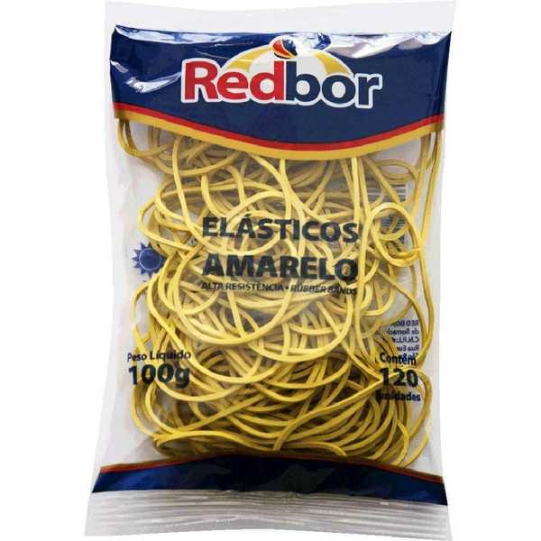 Elástico Latéx Amarelo Nº18 100g 1 UN Red Bor - Gimba