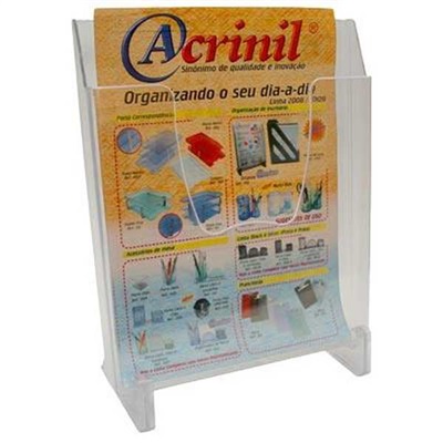 Expositor em Poliestireno Acrinil Classic Premium 235x288mm 700 Cristal 1 UN
