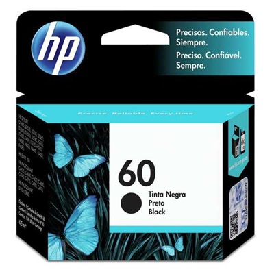 Cartucho de Tinta HP Original 60 CC640WB 4,5ml Preto 1 UN