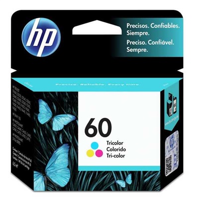 Cartucho de Tinta HP Original 60 CC643WB 6,5ml Tricolor 1 UN