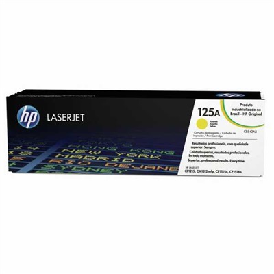 Toner HP 125A CB542AB Amarelo 1 UN