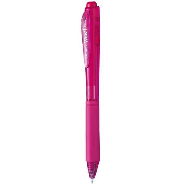 Caneta Esferográfica Retrátil Rosa 1.0mm 1 UN Pentel