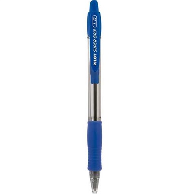 Caneta Esferográfica Pilot Retrátil Super Grip Ponta Média 1mm Azul 1 UN