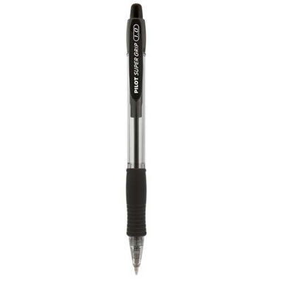 Caneta Esferográfica Pilot Retrátil Super Grip Ponta Média 1.0mm Preta 1 UN