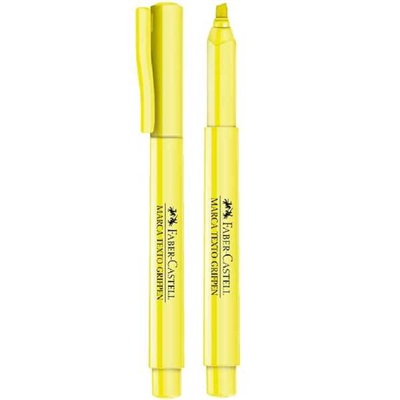 Pincel Marca Texto Faber Castell Grifpen Super Fluorescente Amarelo 1 UN