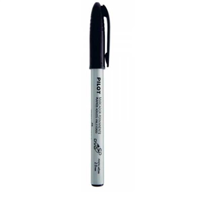 Pincel Marcador CD e DVD Permanente Preto 2,0mm 1 UN Pilot
