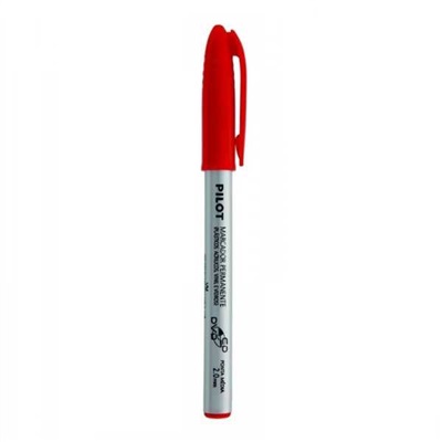Pincel Marcador CD e DVD Permanente Vermelho 2,0mm 1 UN Pilot