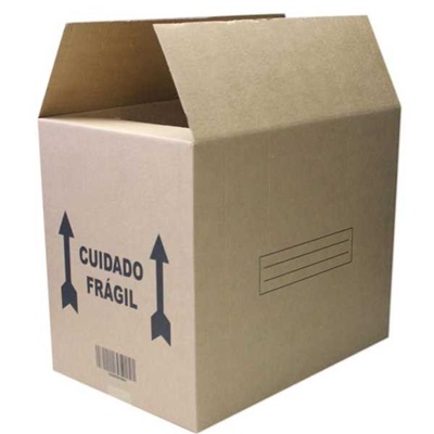 Caixa de Papelão para Transporte e Mudança 60x40x50cm 1 UN Frugis