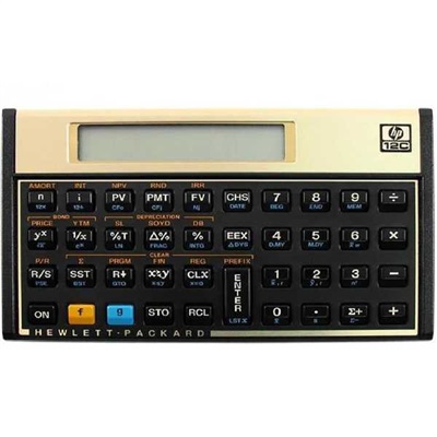 Calculadora Financeira HP 120 Funções Preto 12C Gold 1 UN