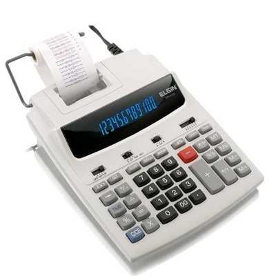 Calculadora de Mesa Elgin Bobina 12 Dígitos Bivolt MR6124 1 UN