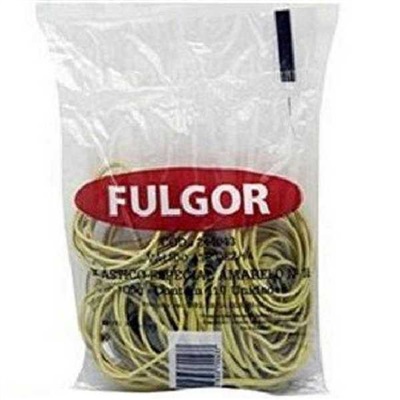 Elástico Látex Fulgor Nº33 Amarelo PCT C/100g 1 UN
