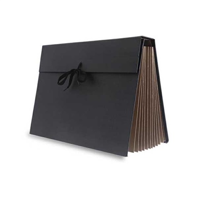 Pasta Sanfonada Dello Ofício com 31 Divisórias 370x260x55mm Preto 1 UN