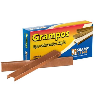 Grampo Cobreado Gramp Line 26/6 CX C/5000 UN