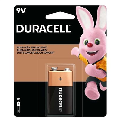 Bateria Duracell Alcalina 9V 1 UN