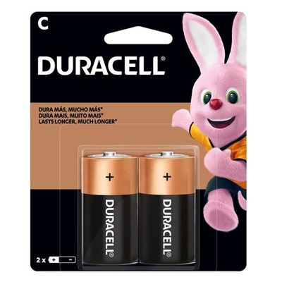 Pilha Alcalina Duracell Média C PCT C/2 UN