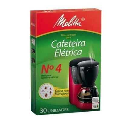 Filtro de Papel Melitta Nº4 CX 30 UN
