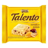 Chocolate Talento Branco com Cereais e Passas 25g 1 UN Garoto