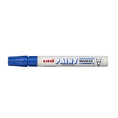 Pincel Marcador Permanente Multiuso Px 20 Azul 1 UN Uni Ball