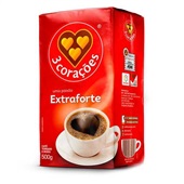 Café em Pó Extra Forte 500g 1 UN 3 Corações