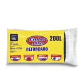 Saco de Lixo Reforçado Wecycle 200L Preto 92x125cm PT 20 UN Embalixo