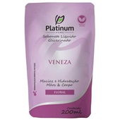 Sabonete Líquido Refil Platinum Veneza 200ml 1 UN Edumax