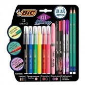 Kit Caneta Hidrográfica Intensity Brush Pens 13 UN Bic