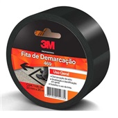 Fita para Demarcação de Solo 50mmx30m Preto 1 UN 3M