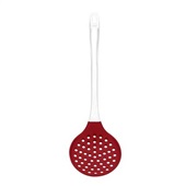 Escumadeira Silicone Vermelho com Cabo Acrílico 1 UN UP Home