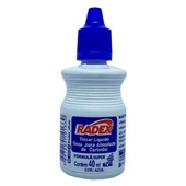 Tinta para Carimbo Azul 40ml 1 UN Radex