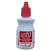 Tinta para Carimbo Vermelho 40ml 1 UN Radex