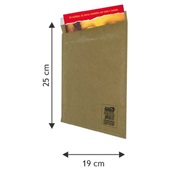 Envelope Bolha Kraft Fita de Vídeo Interno 190x250mm 1 UN Radex