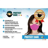 Máscara Infantil Rosa 1 UN Protect Care