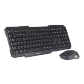 Kit Teclado + Mouse Sem Fio K-W10BK C3Tech