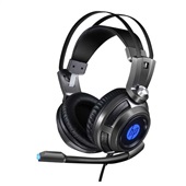 Headset Gamer 1 P2+USB Preto H200 Led 1 UN HP