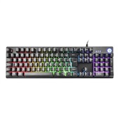 Teclado USB Gamer Membrana K500f LED Preto 1 UN HP