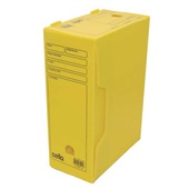 Arquivo Morto Polionda Oficio 350x135x250mm Amarelo 1 UN PoliDello
