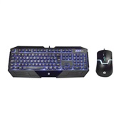 Kit Teclado e Mouse USB Gaming Memb Gk1100 Preto HP