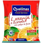 Suco em Pó laranja e Acerola 1kg 1 UN Qualimax