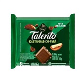 Chocolate ao Leite com Castanha do Pará 25g 1 UN Talento